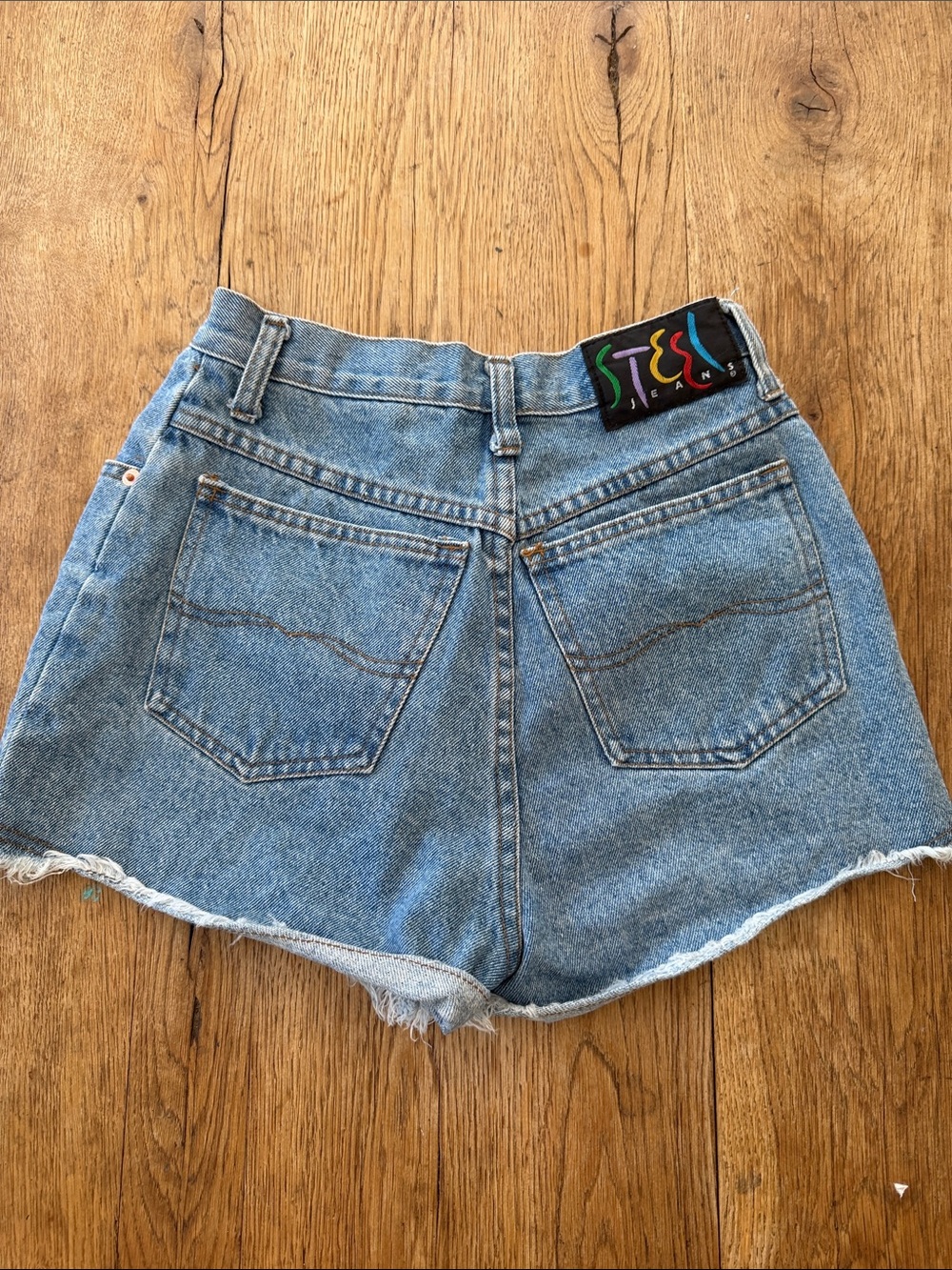 Rare Vintage Steel Jean Shorts size 7